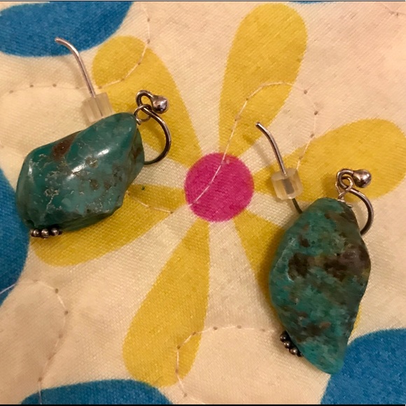Nordstrom Jewelry - Chunky Turquoise Earrings bought at Nordstrom